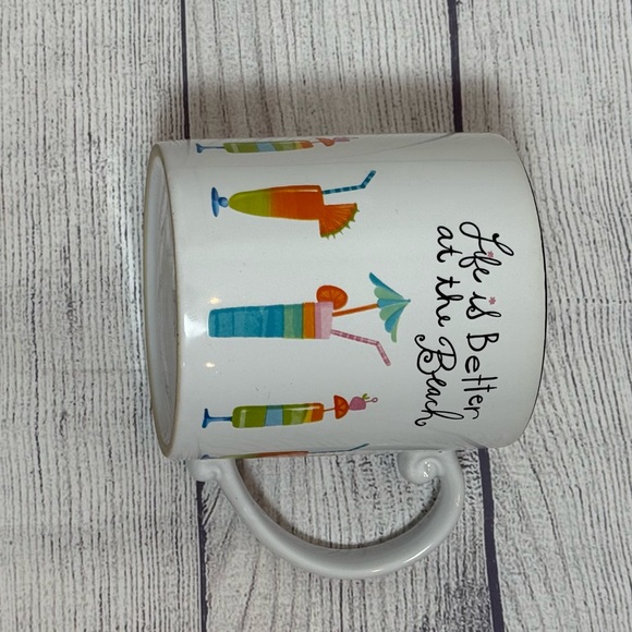 Cracker Barrel Life Is Better at the Beach Ceramic Coffee Mug | Tropical Drinks - Picture 6 of 12